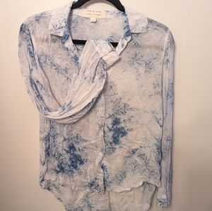 Tie-dyed Button Down